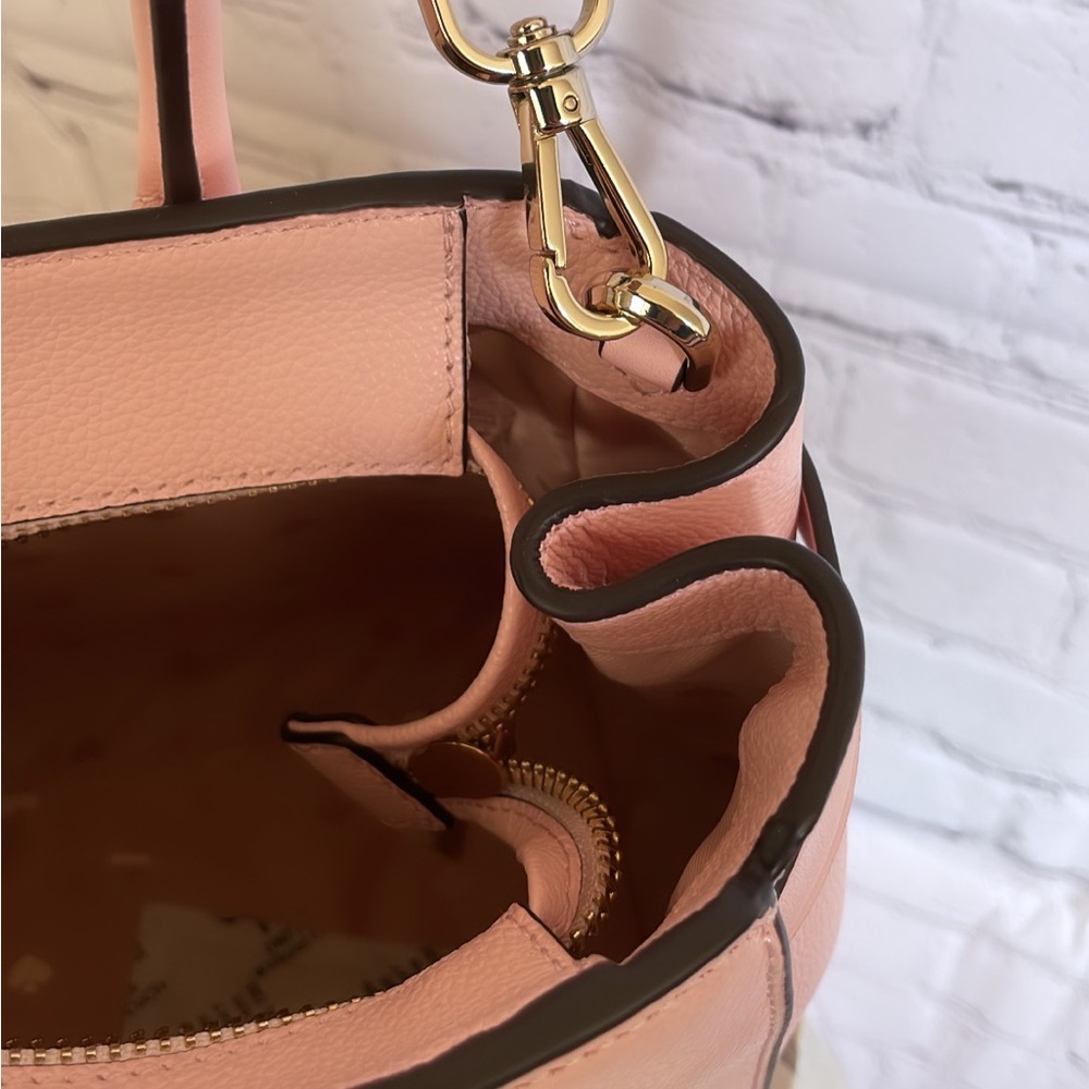 *KATE Spade ♠️ *Lucia  Refined Grain LEATHER MEDIUM SATCH - Picture 9 of 13